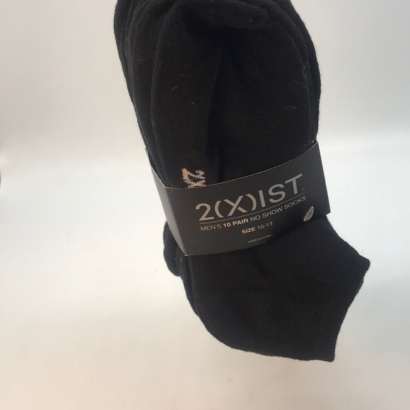 2(X)IST MENŚ 10 PAIR NO SHOW SOCKS - Picture 4 of 16
